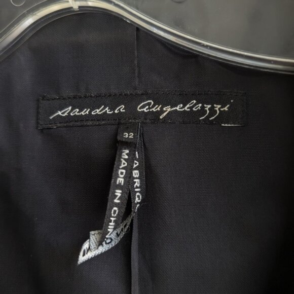 Sandra Angelozzi Black Two Piece Pantsuit Set - Picture 5 of 11